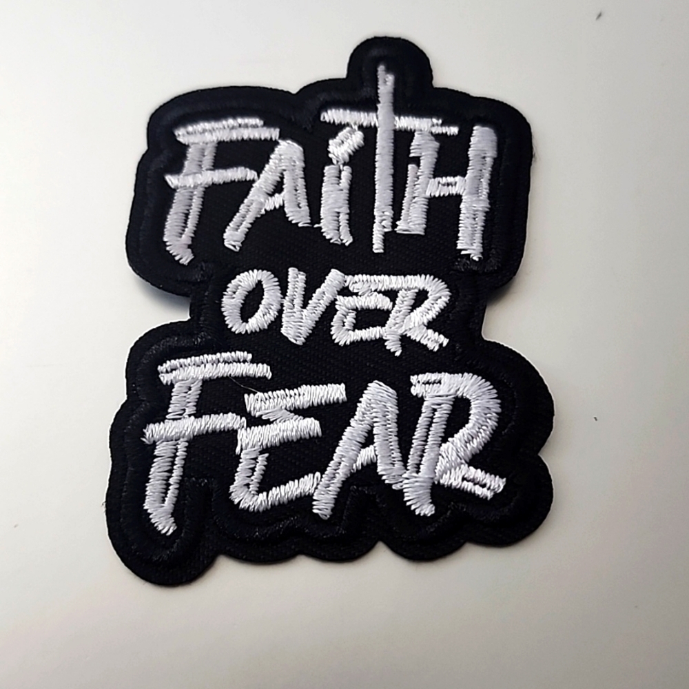 Faith Over Fear Iron On FAITH OVER FEAR